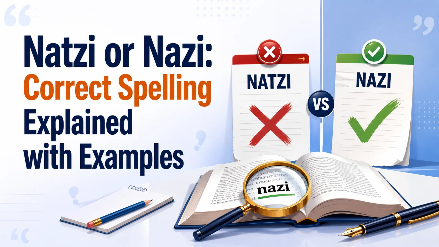 Natzi or Nazi: Correct Spelling Explained with Examples