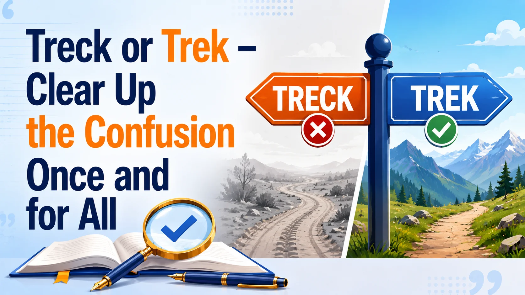 Treck or Trek – Clear Up the Confusion Once and for All