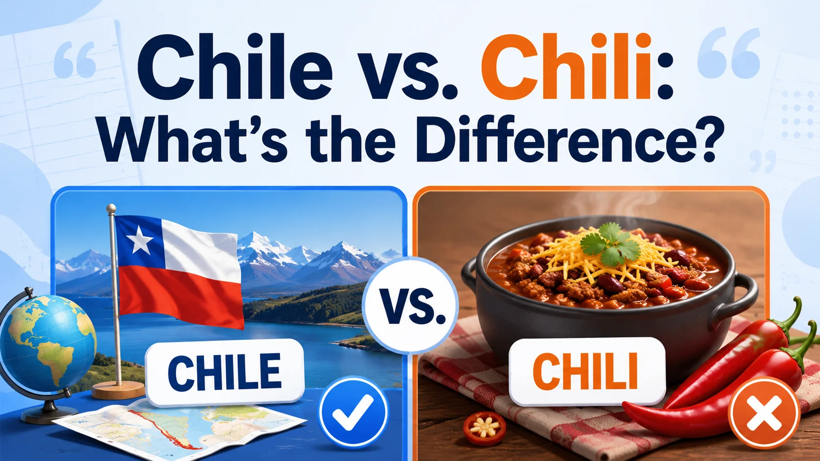 Chile vs. Chili: What’s the Difference?
