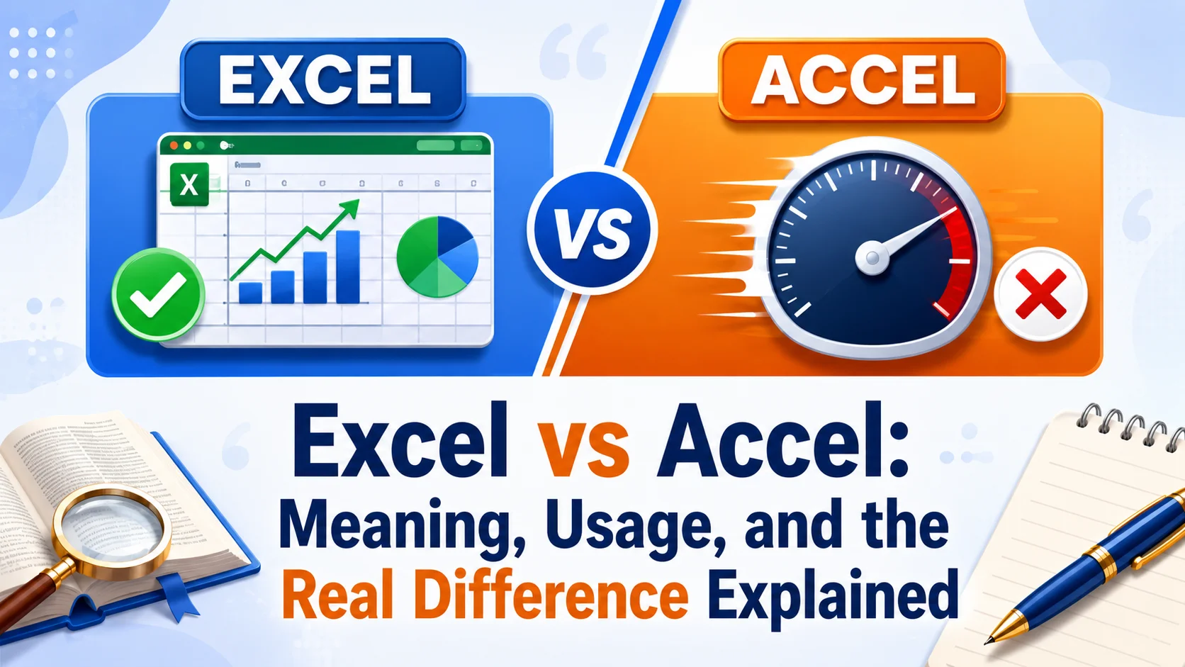 Excel vs Accel: Meaning, Usage, and the Real Difference Explained