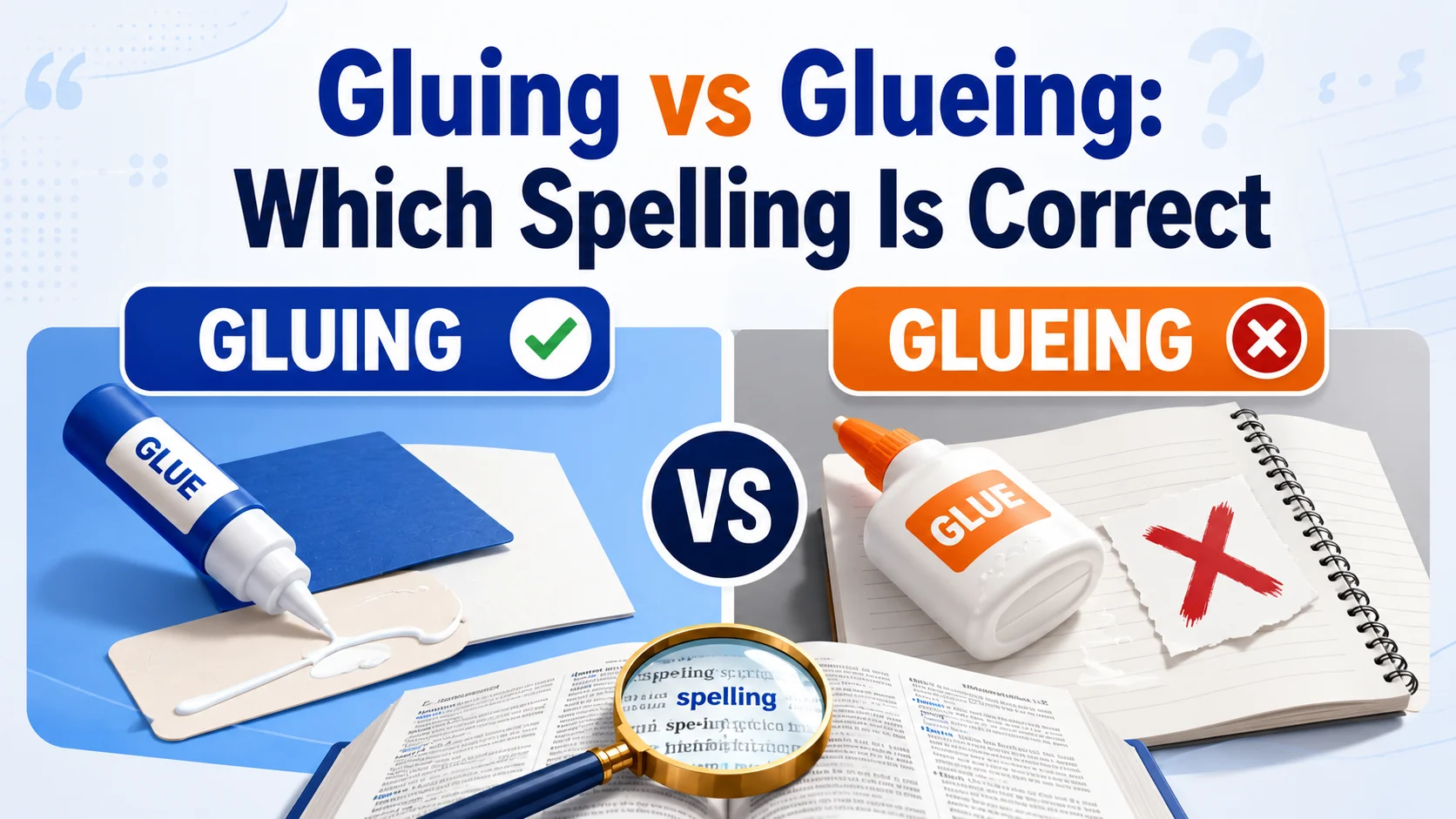 Gluing vs Glueing: Which Spelling Is Correct