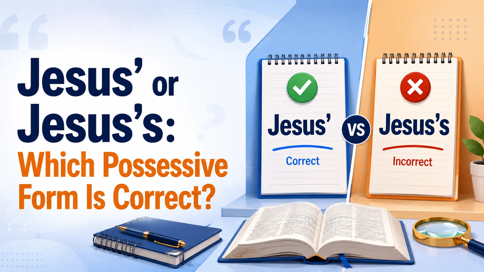 Jesus’ or Jesus’s: Which Possessive Form Is Correct?