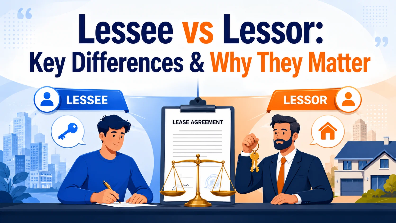Lessee vs Lessor: Key Differences & Why They Matter