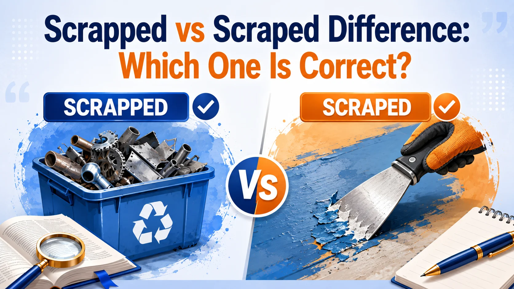 Scrapped vs Scraped Difference: Which One Is Correct?
