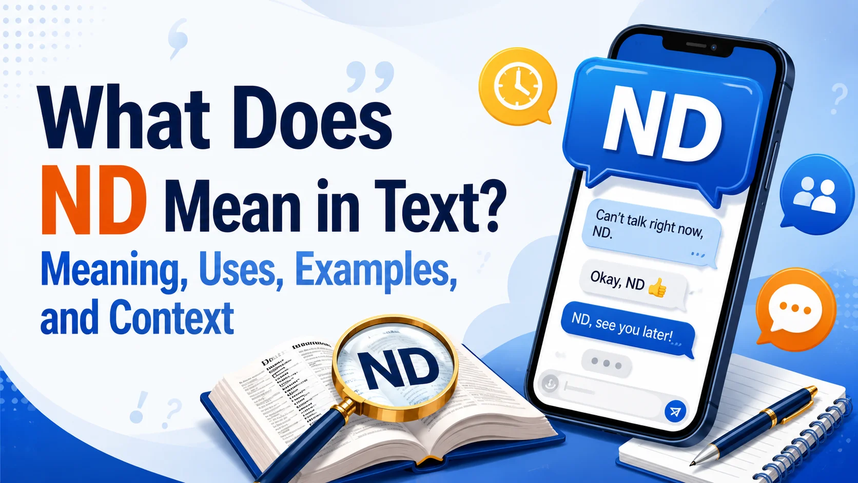 What Does ND Mean in Text? Meaning, Uses, Examples, and Context