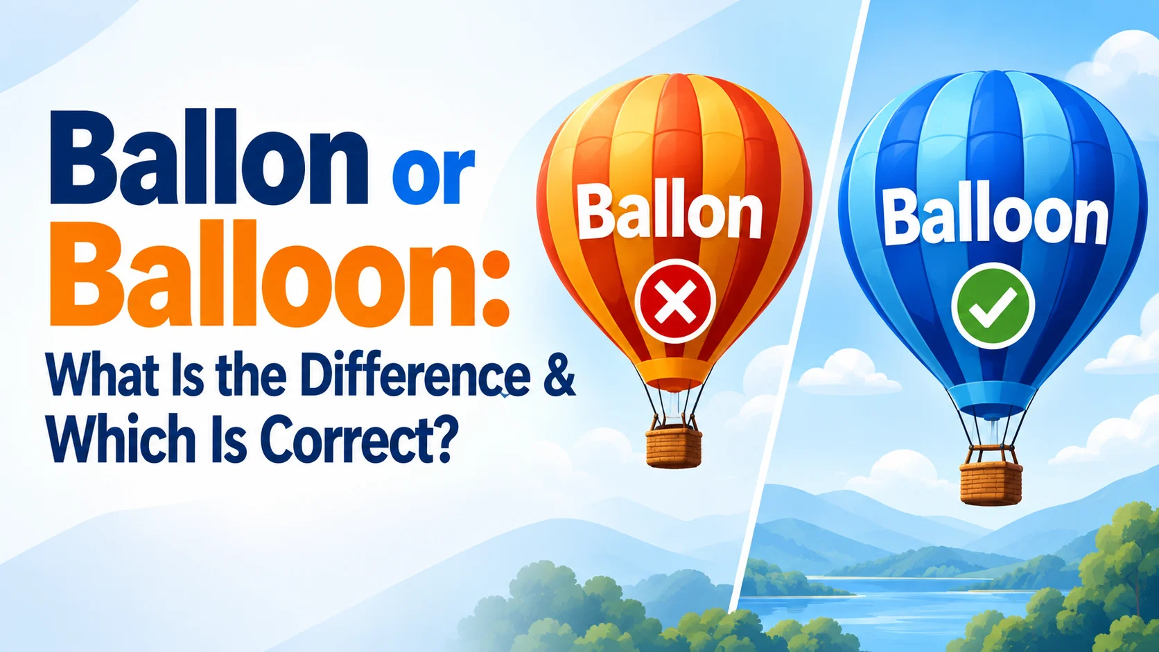 Ballon or Balloon: What Is the Difference & Which Is Correct?