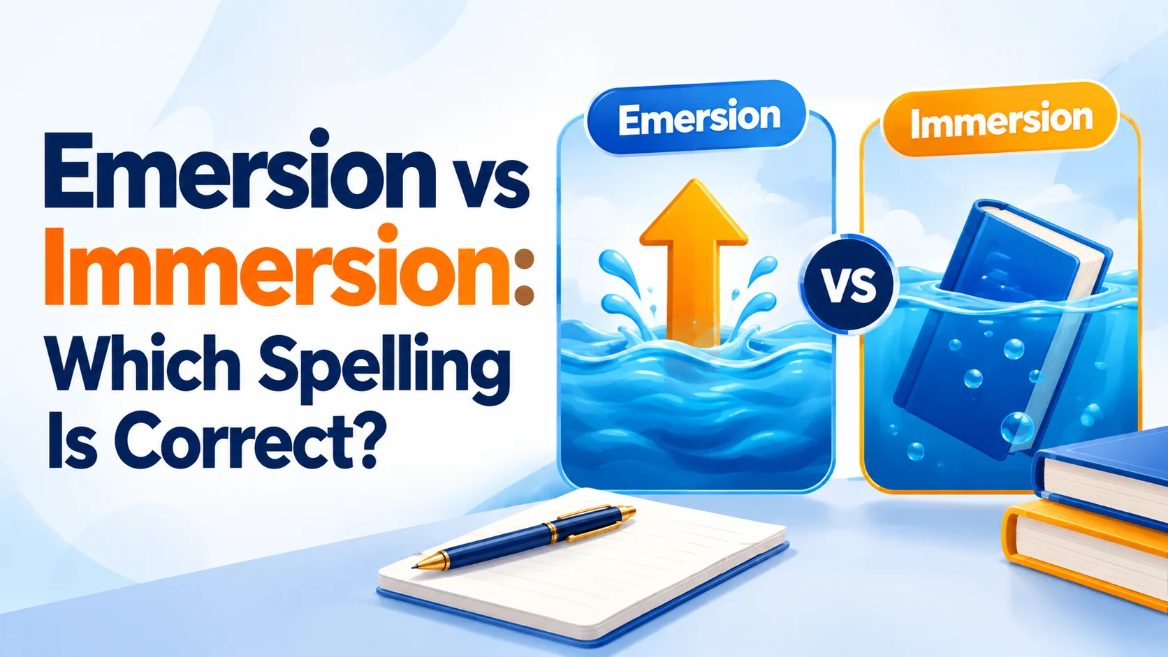 Emersion vs Immersion: Which Spelling Is Correct?