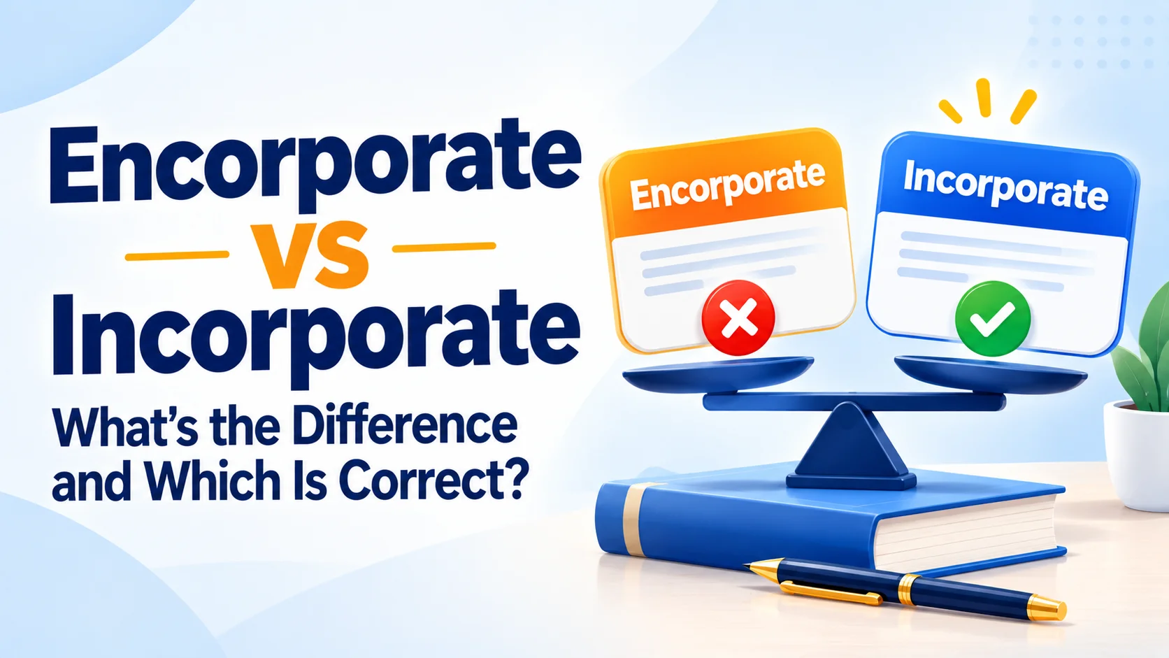 Encorporate vs Incorporate: What’s the Difference and Which Is Correct?