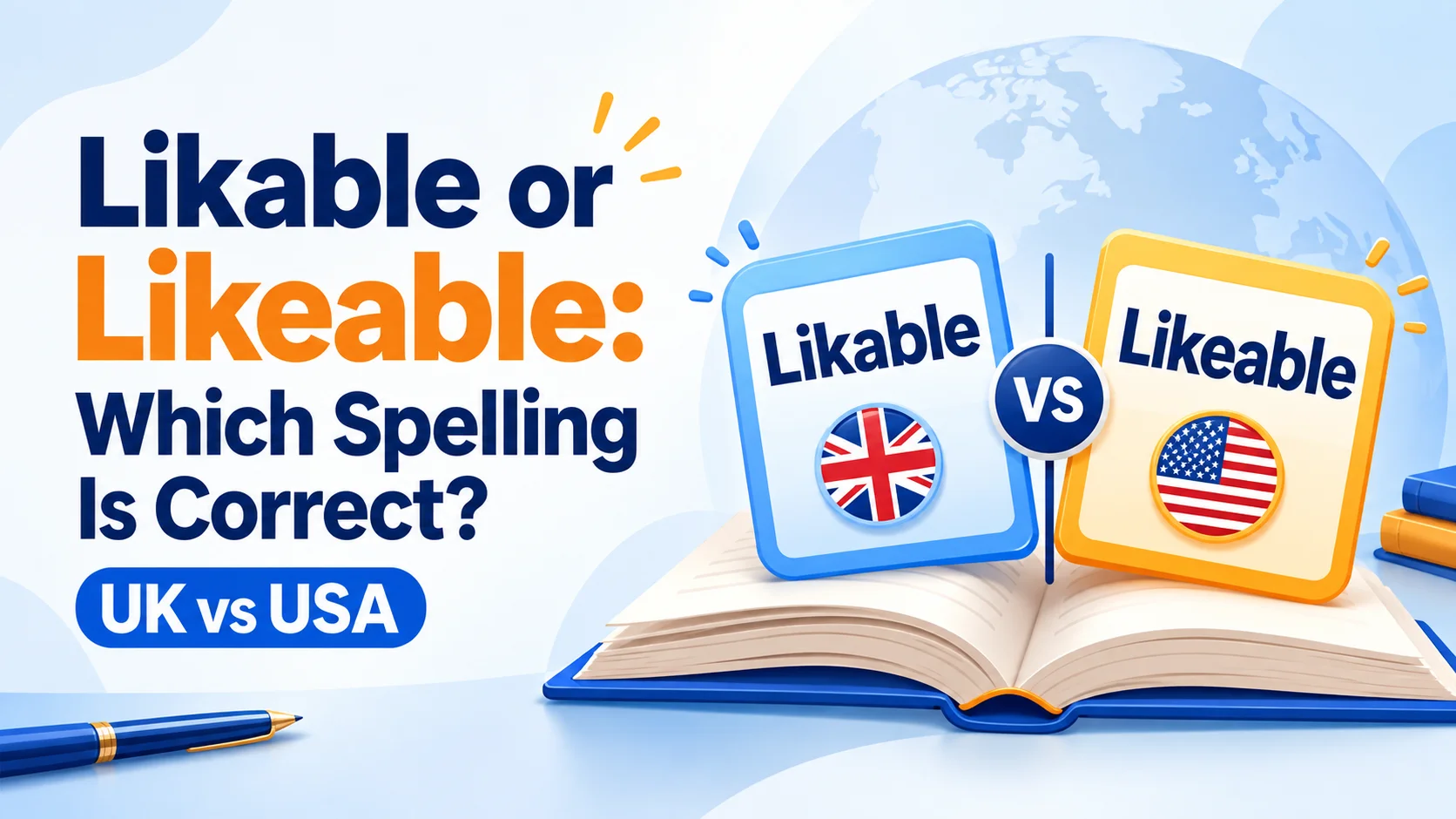 Likable or Likeable: Which Spelling Is Correct? UK vs USA