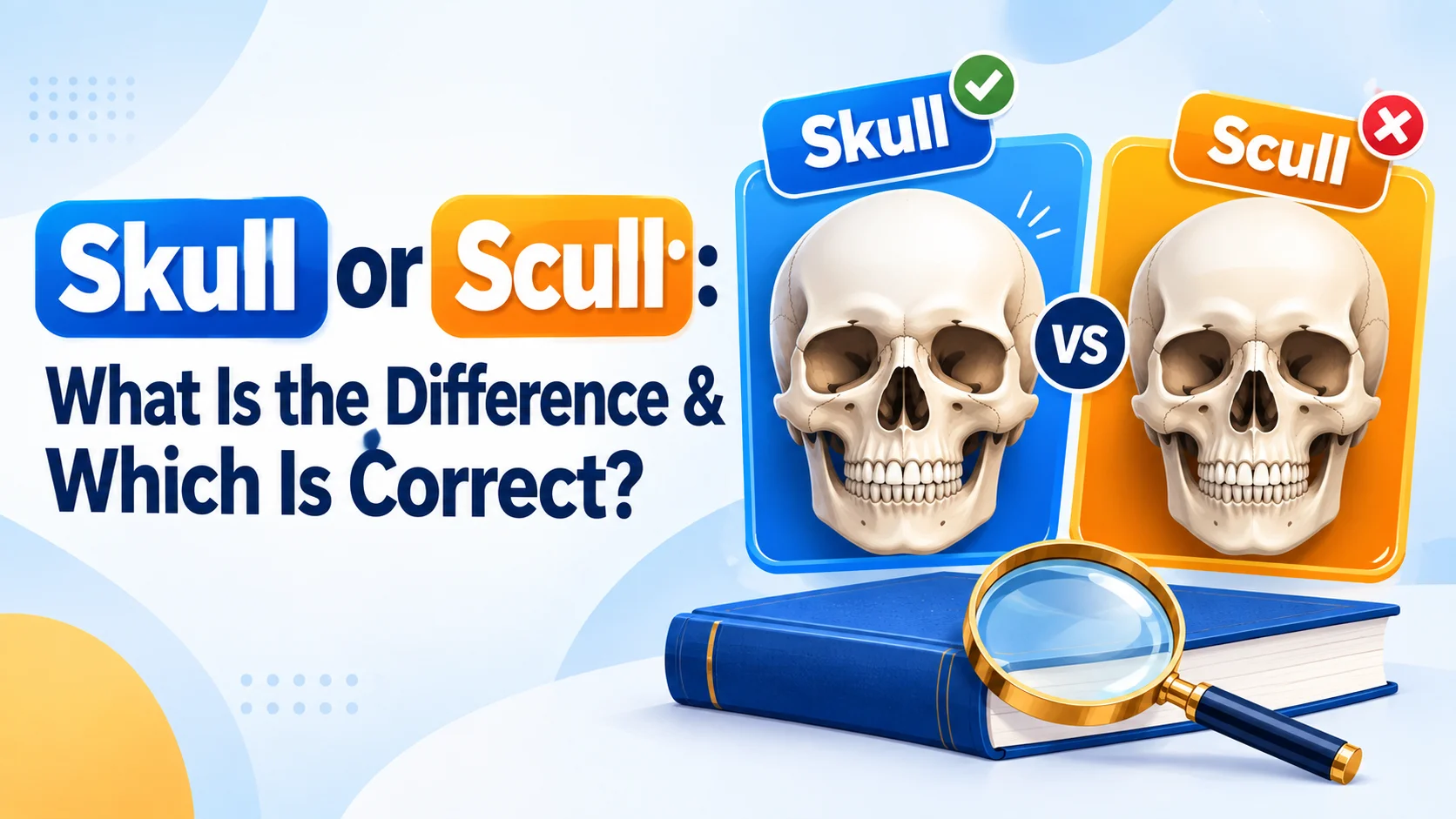 Skull or Scull: What Is the Difference & Which Is Correct?