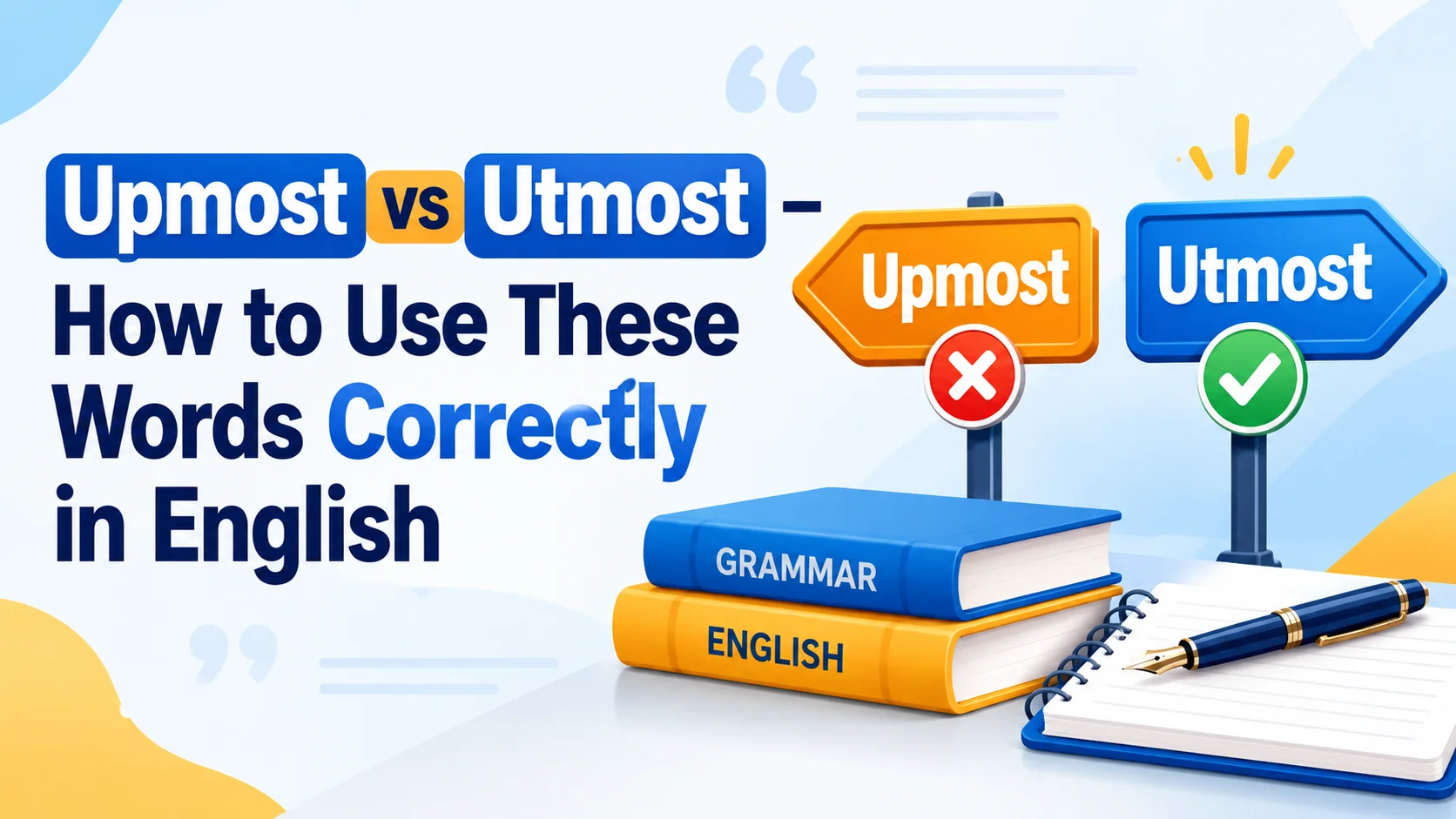 Upmost vs Utmost – How to Use These Words Correctly in English