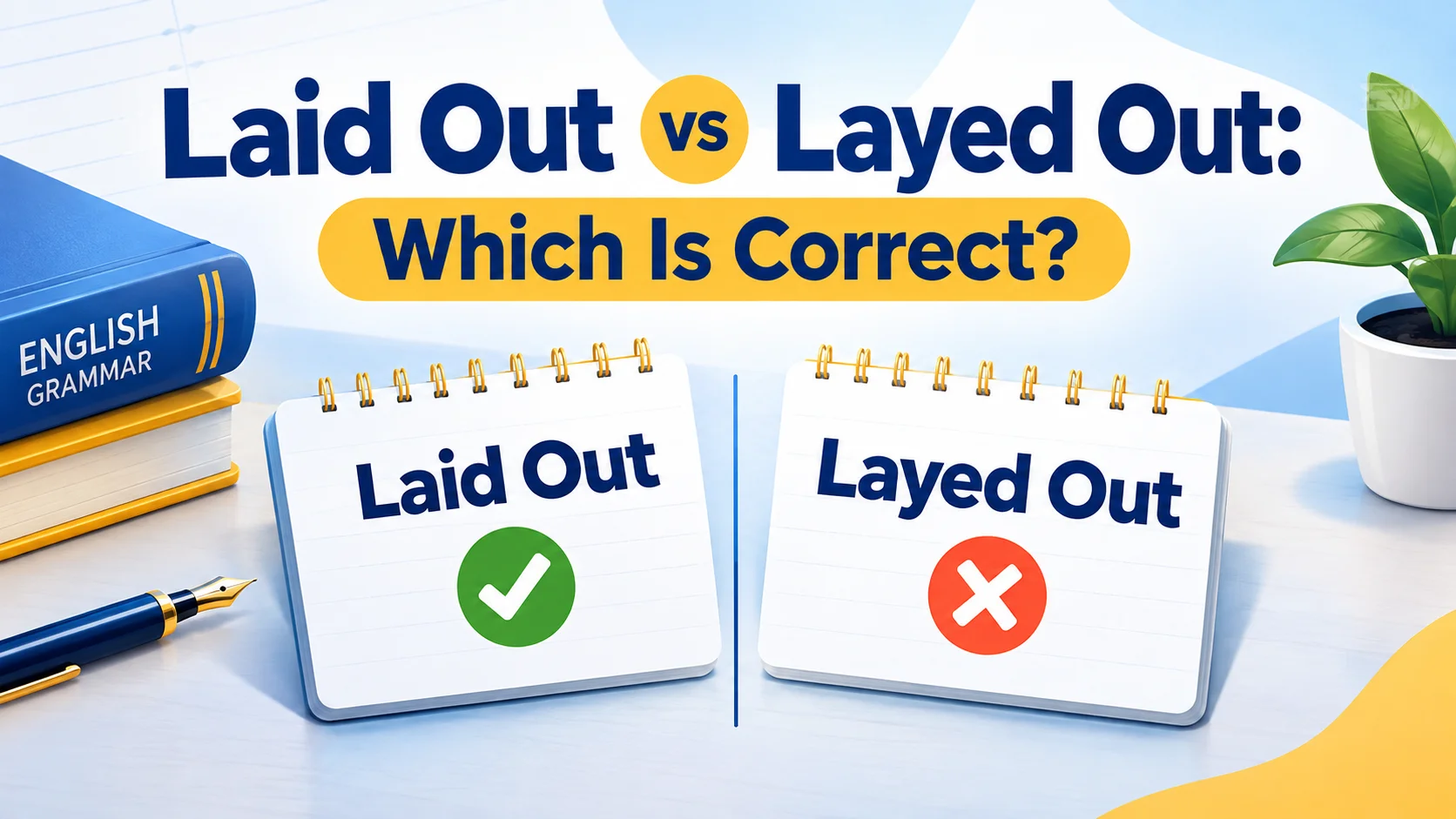 Laid Out vs Layed Out: Which Is Correct?