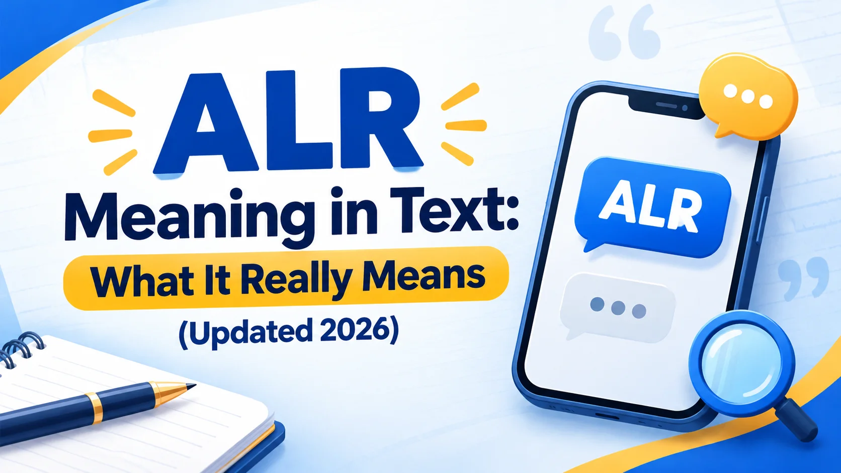 ALR Meaning in Text: What It Really Means (Updated 2026)