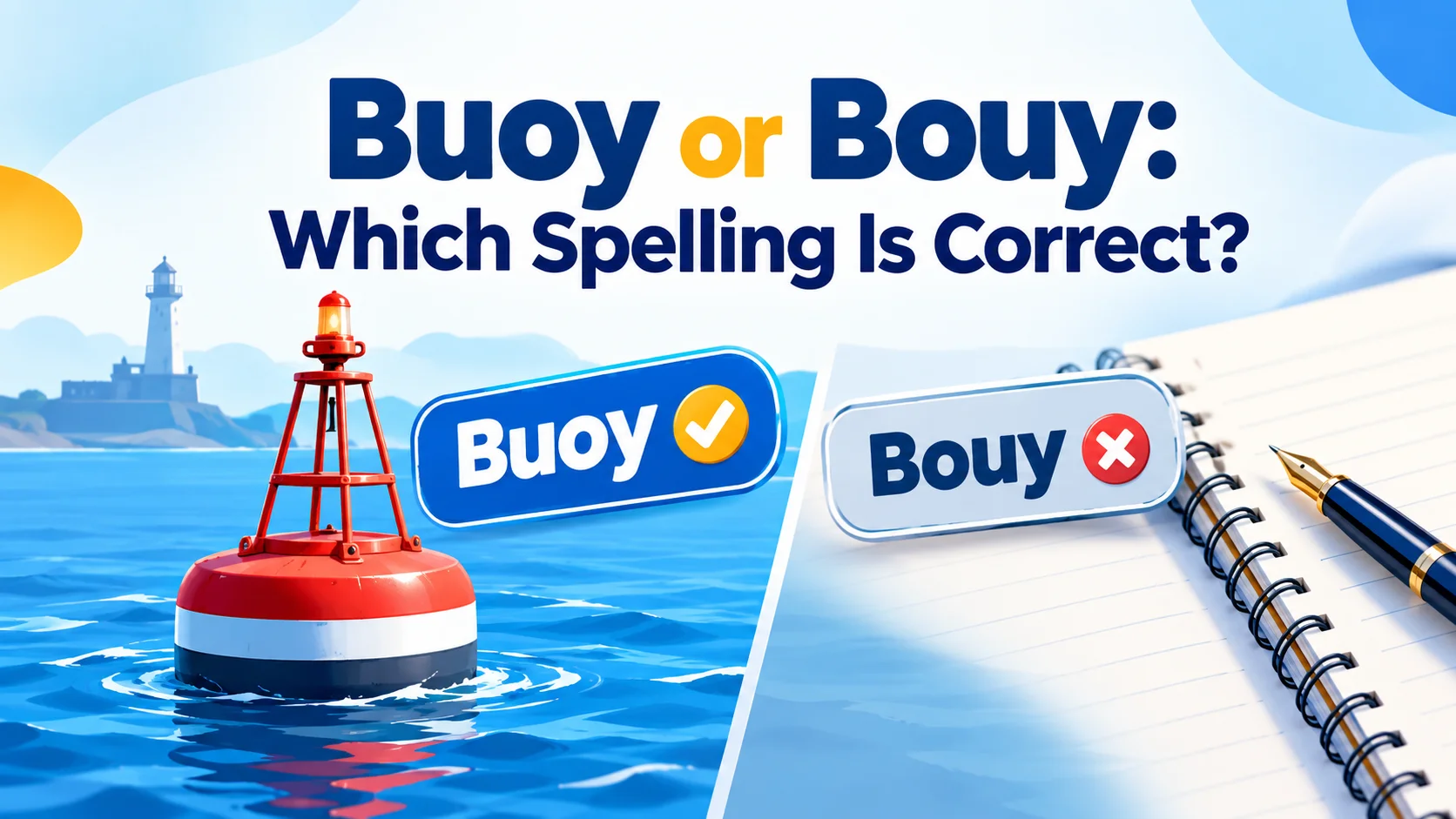 Buoy or Bouy Which Spelling Is Correct