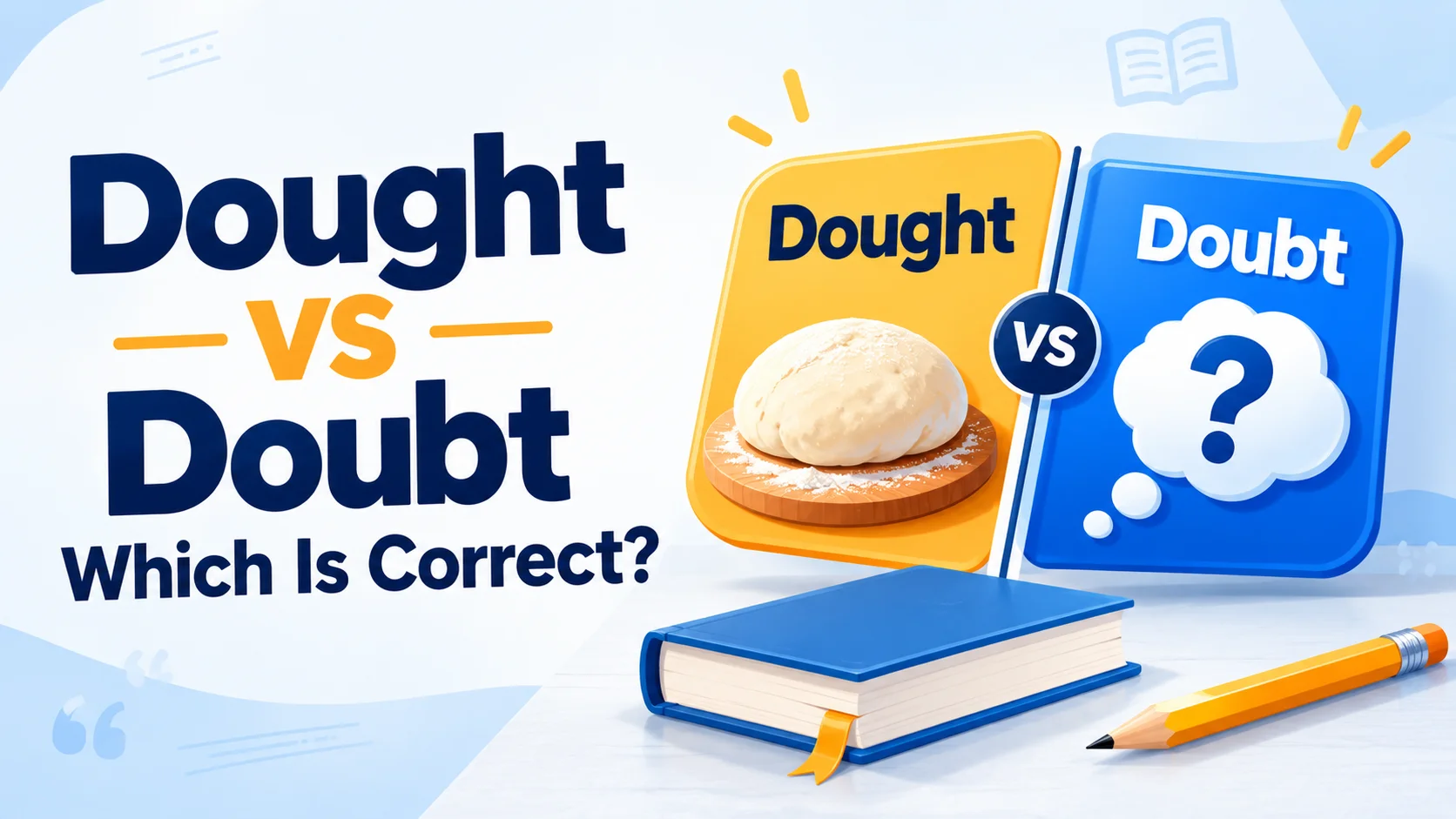 Dought vs Doubt: Which Is Correct?