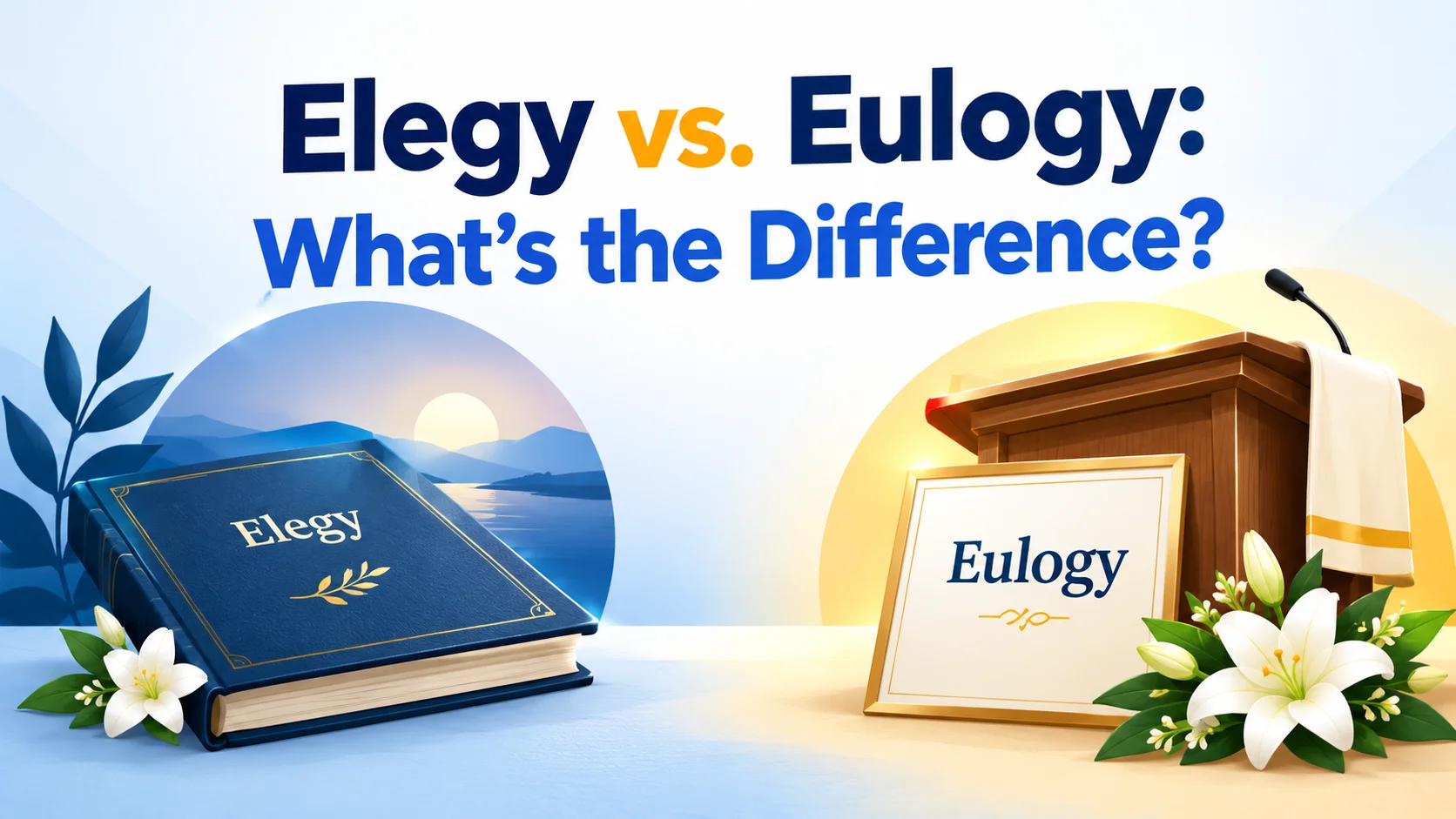Elegy vs. Eulogy: What’s the Difference?