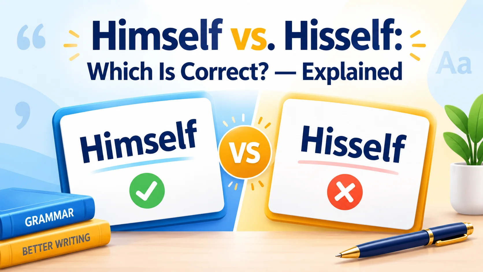 Himself vs. Hisself: Which Is Correct? — Explained