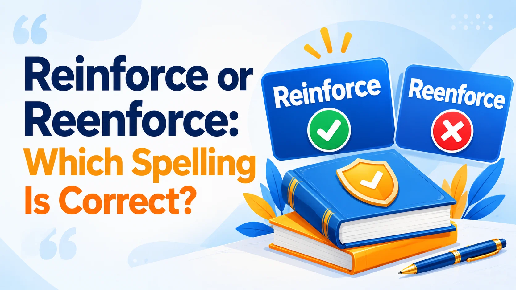 Reinforce or Reenforce: Which Spelling Is Correct?