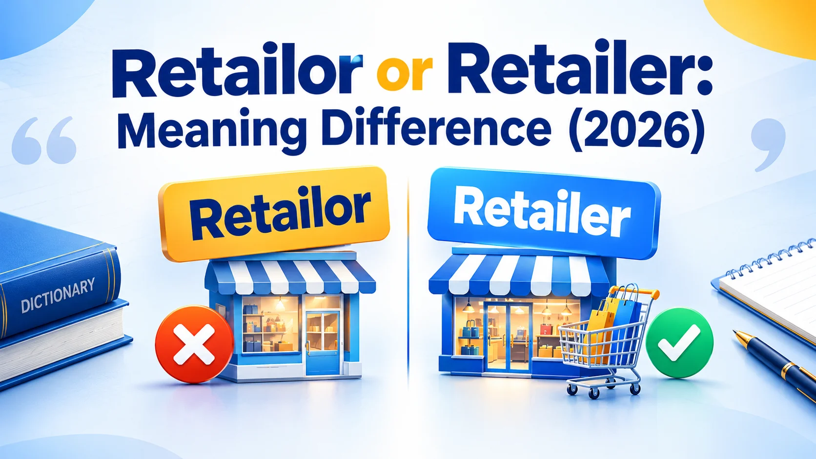 Retailor or Retailer: Meaning Difference (2026)